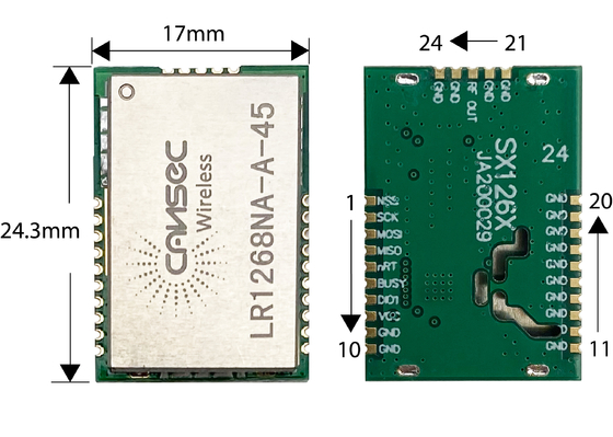 Iot Rf Wireless Output Lora Transmitter Module Cansec Lr1268na-G Sx1278