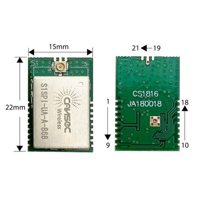 S1SPI-UA-A 1uA Sub GHz Module 14dBm With ST Spirit-1 Chipset
